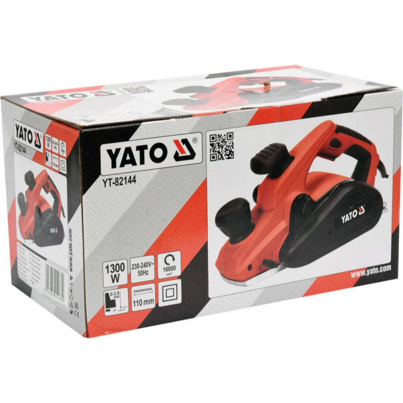 Ηλεκτρικό πλάνη YATO, YT 82144, 1300 W