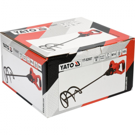 Μίξερ για οικοδομικά μείγματα YATO, YT 82607, 1600 W