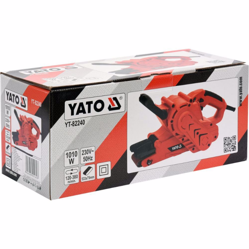 Ταινιολειαντήρας YATO, YT 82240, 75 x 533 mm, 1010 W