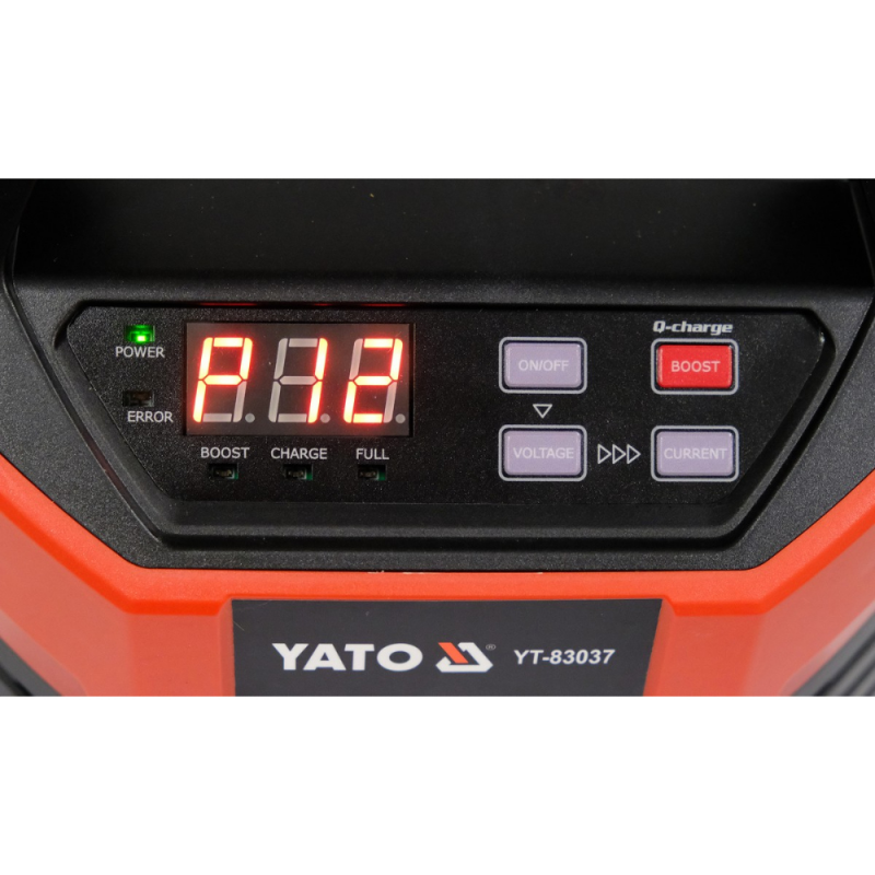 Φορτιστής μπαταρίας YATO, YT 83037, 12 V, 2 - 20 A, 300 Ah