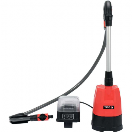 Υποβρύχια αντλία νερού YATO, YT 85281, 18 V, 165 W, 2.5 m³/ώρα, χωρίς μπαταρία