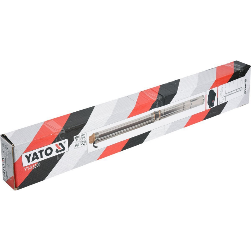 Αντλία βαθιάς άντλησης για καθαρό νερό YATO, YT 85300, 370 W