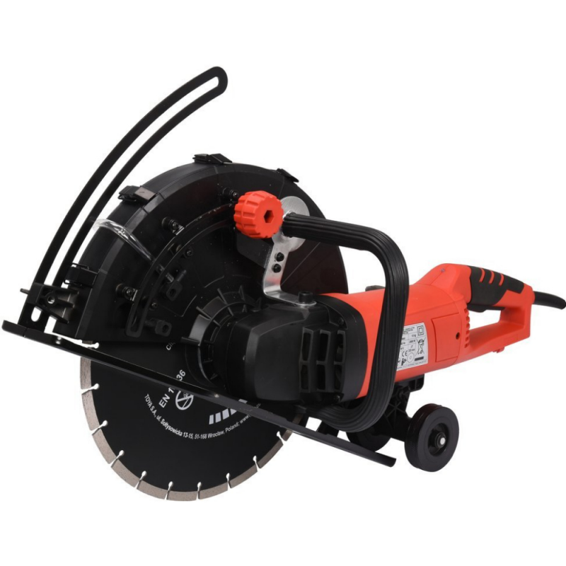 Ηλεκτρικό γωνιακό πριόνι χειρός YATO, YT 82158, 2600 W, Φ 350 mm