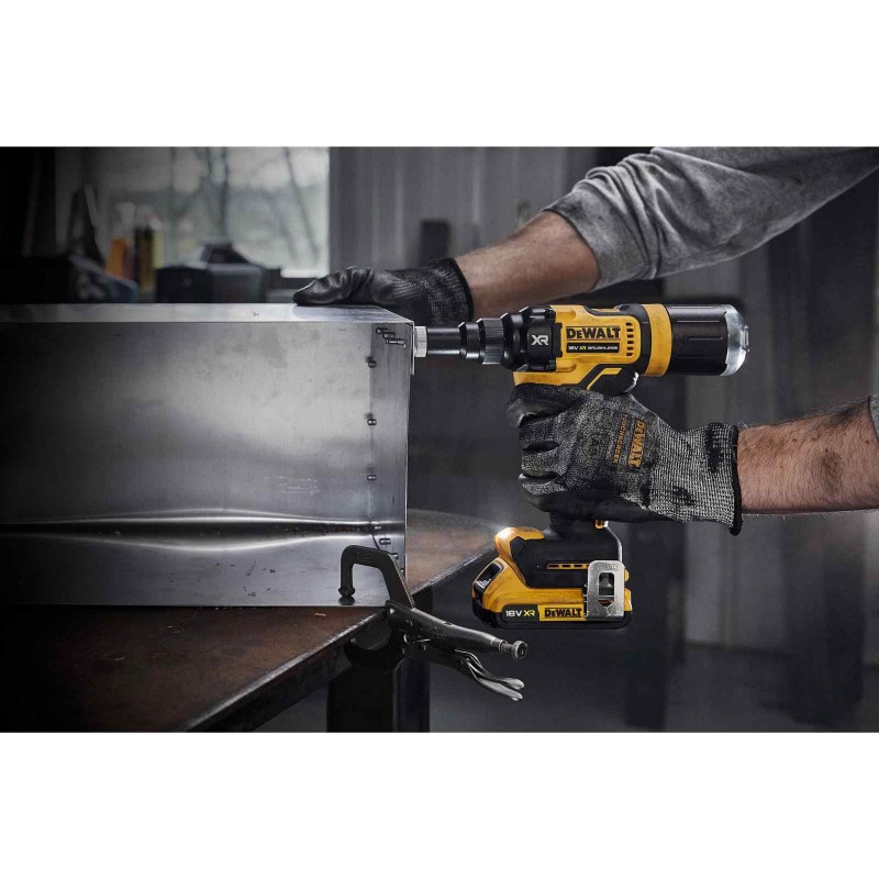 Πριτσιναδόρος μπαταρίας DeWALT DCF414NT, 18 V, 4,8-6,4 mm, με θήκη