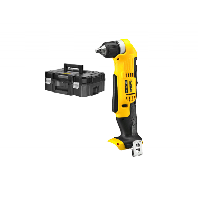 Γωνιακός κατσαβιδότρυπος DeWALT χωρίς μπαταρία και φορτιστή, 18 V, 33 Nm, 1-10 mm, DCD740NT-XJ