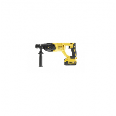 Κρουστικό σκαπτικό μπαταρίας DeWALT με 1 μπαταρία και φορτιστή, SDS-plus, 18V, 4 Ah, 2.6 J, 0-5500 rpm, DCH133M1