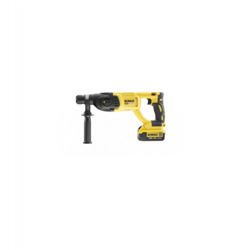 Κρουστικό σκαπτικό μπαταρίας DeWALT με 1 μπαταρία και φορτιστή, SDS-plus, 18V, 4 Ah, 2.6 J, 0-5500 rpm, DCH133M1