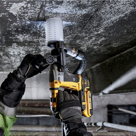 Πιστολέτο DeWALT επαναφορτιζόμενο με 2 μπαταρίες και φορτιστή, SDS-plus, 18 V, 2 Ah, 1.4 J, 0-4980 κρούσεις/λεπτό, DCH172D2