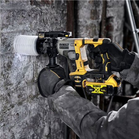 Περιστρεφόμενο πιστολέτο DeWALT μπαταρίας χωρίς μπαταρία και φορτιστή, SDS-plus, 18 V, 1.4 J, 0-4980 χτυπ./λεπ, DCH172N