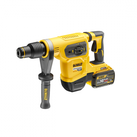 Κρουστικό σκαπτικό μπαταρίας DeWALT με 2 μπαταρίες και φορτιστή, SDS-max, 54/18 V, 3/9 Ah, 6.1 J, 3150 rpm, DCH481X2