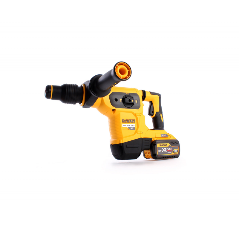Κρουστικό σκαπτικό μπαταρίας DeWALT με 2 μπαταρίες και φορτιστή, SDS-max, 54/18 V, 3/9 Ah, 6.1 J, 3150 rpm, DCH481X2