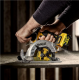 Ασύρματο δισκοπρίονο χειρός DeWALT με 2 μπαταρίες και φορτιστή, 12V, 5Ah, Ø140 mm, 3600 rpm, 50°, DCS512P2