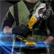 Επαναφορτιζόμενο φορητό δισκοπρίονο DeWALT με 1 μπαταρία και φορτιστή, 18 V, 1.7 Ah, φ 115 mm, 0-4500 στροφές/λεπτό, 45 °, DCS571E1T