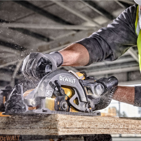 Ασύρματο δισκοπρίονο χειρός DeWALT χωρίς μπαταρία και φορτιστή, 54V, Ø190 mm, 5800 rpm, DCS577N