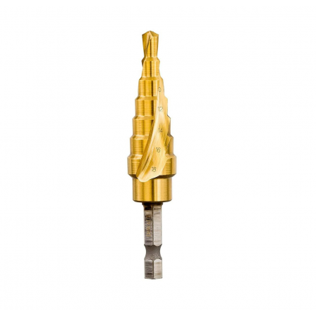 Βηματικό τρυπάνι για μέταλλο DeWalt DT5027, HSS-G Cobalt, 8-18 χιλιοστά