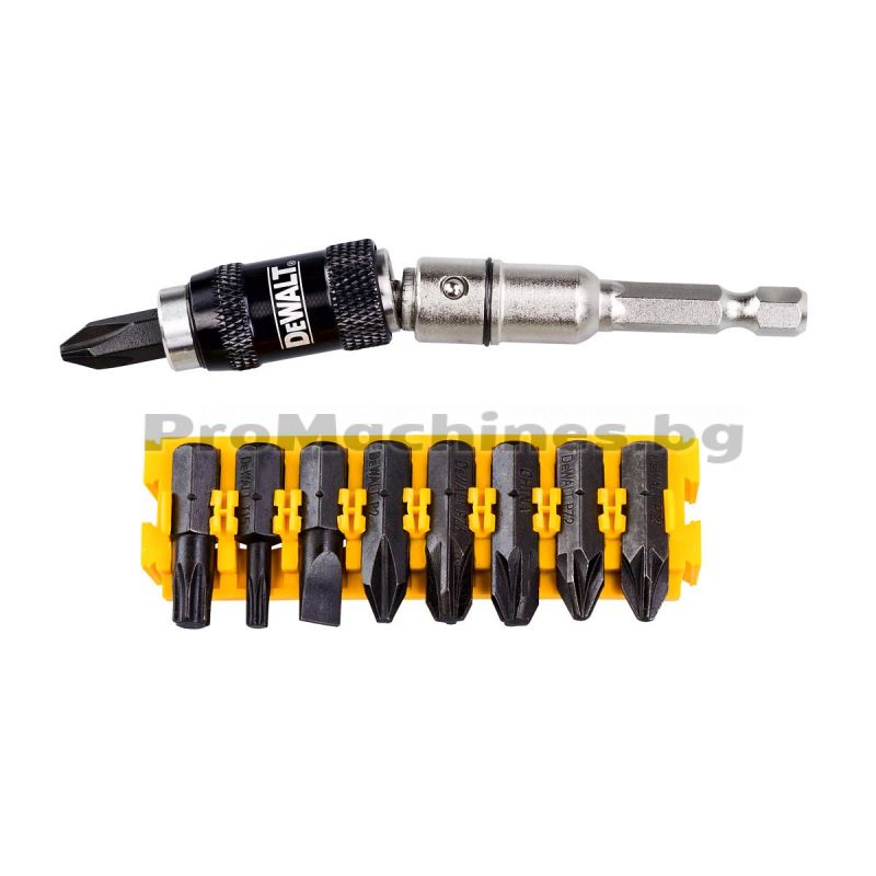 Σετ μύτες με μαγνητική βάση DeWALT DT70518T, 10 τεμάχια