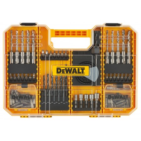 Σετ τρυπάνια, μύτες και κόπτες DeWALT DT71583, 1/4