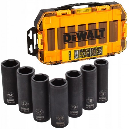 Σετ μακριών κρουστικών καρυδιών DeWALT DWMT74737-0, 1/2
