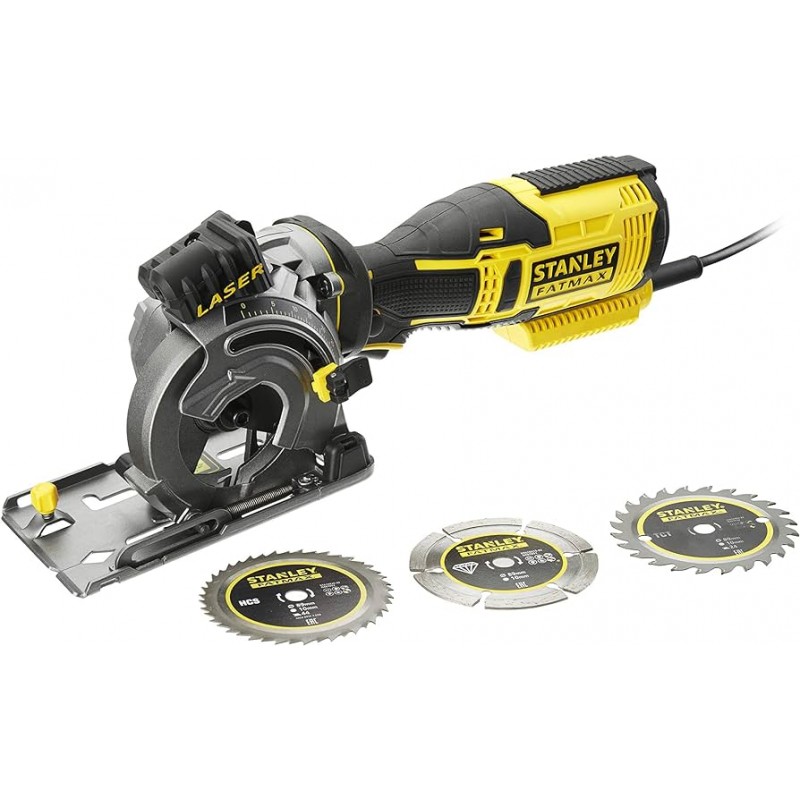 Παγκόσμιο φορητό δισκοπρίονο Stanley FME380K, 650 W, 89 χιλιοστά