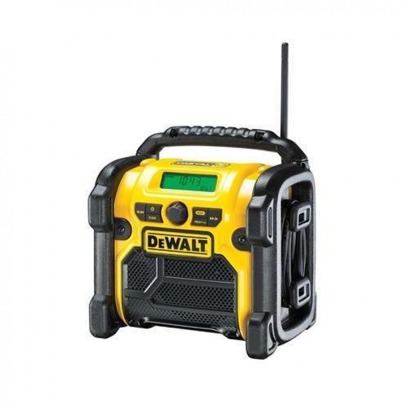 Ασύρματο ραδιόφωνο DeWALT DCR020, 10,8-18V, χωρίς μπαταρία