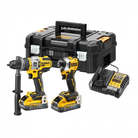 Σετ εργαλείων μπαταρίας DeWALT DCK2052H2T, 18V, με 2 μπαταρίες και φορτιστή