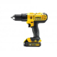 Κρουστικό κατσαβίδι μπαταρίας DeWALT DCD776D2, 18 V, 42 Nm, με 2 μπαταρίες και φορτιστή.