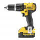 Κρουστικό τρυπάνι μπαταρίας  DeWALT με 2 μπαταρίες και φορτιστή, 18 V, 4 Ah, 60 Nm, 0-2000 rpm, 1,5-13 mm, DCD785M2