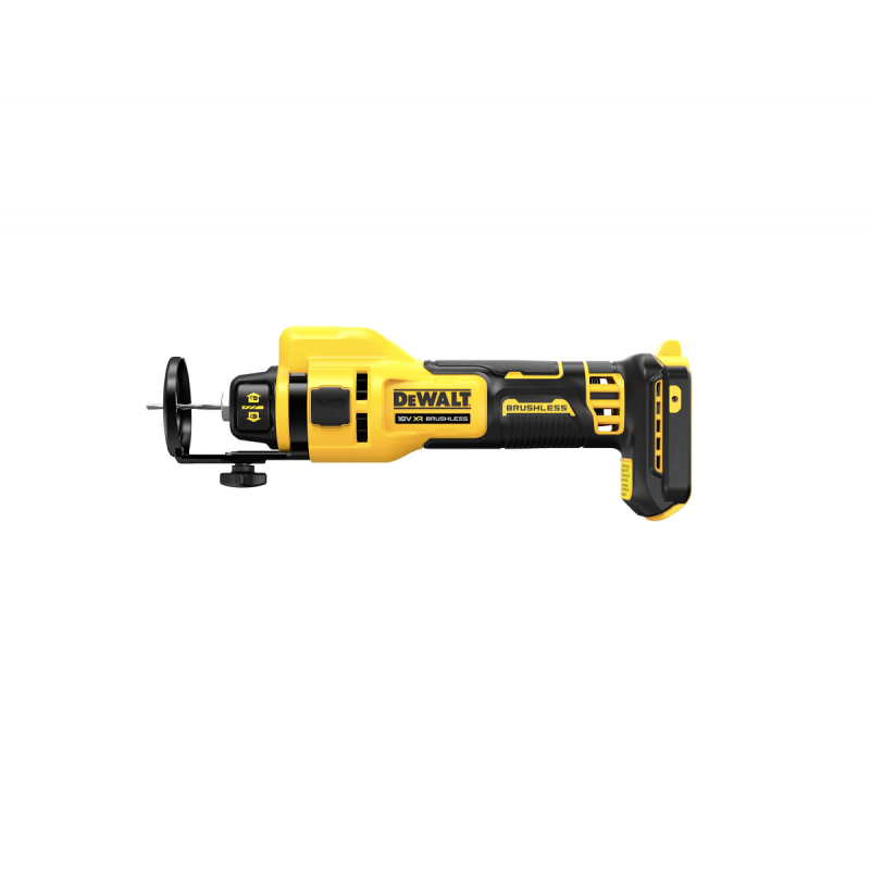 DeWALT κοπτικό γυψοσανίδας χωρίς μπαταρία και φορτιστή, 18 V, 26 000 rpm, ф 3,28-6,4 mm, DCE555N