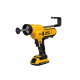 Σφραγιστικό πιστόλι DeWALT μπαταρίας  για φυσίγγιο με 1 μπαταρία και φορτιστή, 18V, 2 Ah, 2500 N, 0,31-0,6 L, DCE580D1