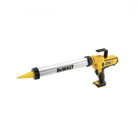 Πιστόλι DeWALT επαναφορτιζόμενο για στεγανοποιητικά τύπου σαλάμι χωρίς μπαταρία και φορτιστή, 18 V, 2500 N, 0.31-0.6 λ, DCE580N-XJ