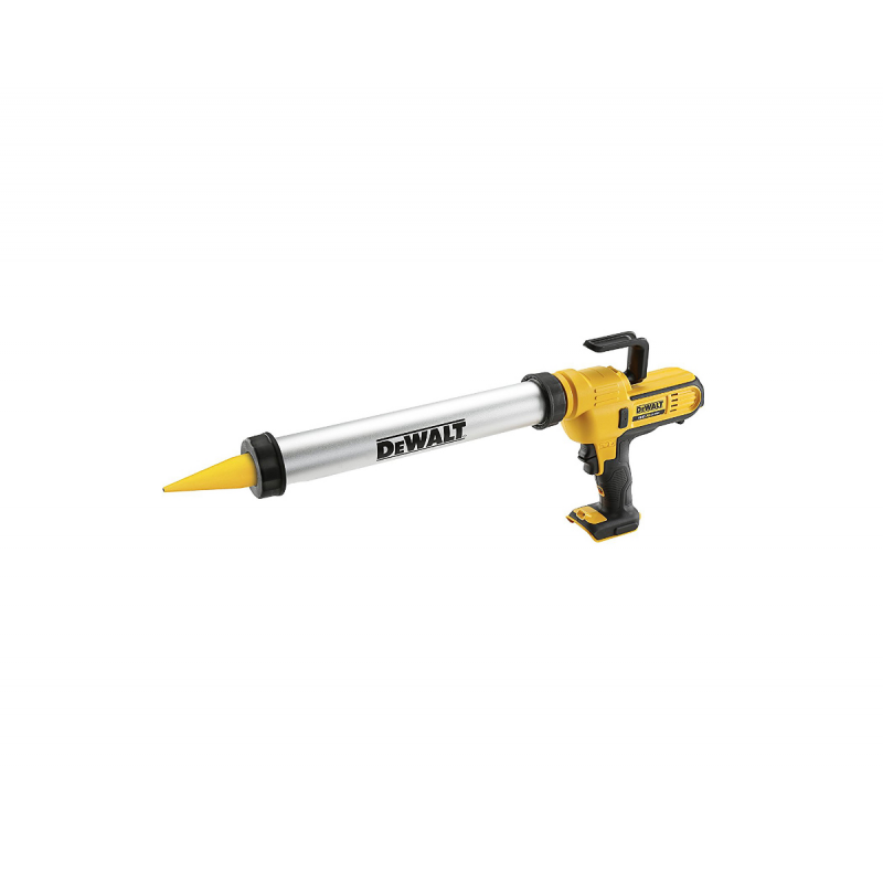 Πιστόλι DeWALT επαναφορτιζόμενο για στεγανοποιητικά τύπου σαλάμι χωρίς μπαταρία και φορτιστή, 18 V, 2500 N, 0.31-0.6 λ, DCE580N-XJ