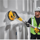 Ασύρματο ελικοειδές τριβείο DeWALT για τοίχους και οροφές με 2 μπαταρίες και φορτιστή, 225 mm, 54 V, 2 Ah, 700-1200 rpm, DCE800T2
