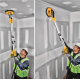 Ασύρματο ελικοειδές τριβείο DeWALT για τοίχους και οροφές με 2 μπαταρίες και φορτιστή, 225 mm, 54 V, 2 Ah, 700-1200 rpm, DCE800T2