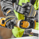 Γωνιακός τροχός μπαταρίας  DeWALT με 1 μπαταρία και φορτιστή, 18V, 12 Ah, 125 mm, 9000 rpm, DCG409T1