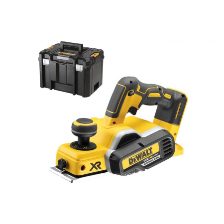 Πλάνη DeWALT ασύρματη χωρίς μπαταρία και φορτιστή, 18 V, 82 χιλ., 0-2 χιλ., DCP580NT-XJ