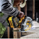 Συναρμολογούμενο δισκοπρίονο χειρός DeWALT με 1 μπαταρία και φορτιστή, 18 V, 6 Ah, Ø190 mm, 5500 rpm, 57°, DCS573T1