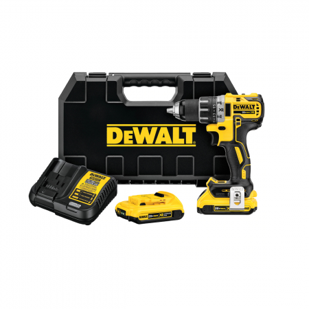 Κατσαβίδι DeWALT με κινητήρα χωρίς ψήκτρες, με 2 μπαταρίες και φορτιστή, 18 V, 2 Ah, 70 Nm, 1.5-13 mm, DCD791D