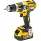 Μπαταριοκίνητο κρουστικό τρυπάνι DeWALT με 2 μπαταρίες και φορτιστή, 18 V, 4 Ah, 60 Nm, 0-2000 σ.α.λ., 1.5-13 χιλ., DCD795M2