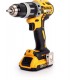 Επαναφορτιζόμενο κρουστικό δράπανο DeWALT με 2 μπαταρίες και φορτιστή, 18 V, 2 Ah, 70 Nm, 0-2000 στροφές/λεπτό, 1.5-13 χιλιοστά, DCD796D2