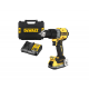 Επαναφορτιζόμενο δραπανοκατσάβιδο DeWALT με κινητήρα χωρίς ψήκτρες, με 1 μπαταρία και φορτιστή, 18 V, 1.7 Ah, 90 Nm, 1.5-13 mm, DCD800E1T