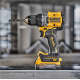 Επαναφορτιζόμενο δραπανοκατσάβιδο DeWALT με κινητήρα χωρίς ψήκτρες, με 1 μπαταρία και φορτιστή, 18 V, 1.7 Ah, 90 Nm, 1.5-13 mm, DCD800E1T