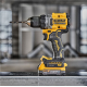 Δράπανοκατσάβιδο μπαταρίας DeWALT με κινητήρα χωρίς ψήκτρες με 2 μπαταρίες και φορτιστή, 18 V, 1,7 Ah, 90 Nm, 1,5-13 mm, DCD800E2T