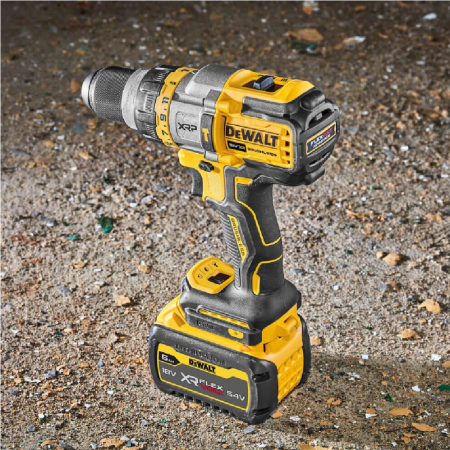 Κρουστικό δράπανο μπαταρίας  DeWALT με 1 μπαταρία και φορτιστή, 18 V, 6 Ah, 112 Nm, 0-500/1500/2250 rpm, 1,5-13 mm, DCD999T1