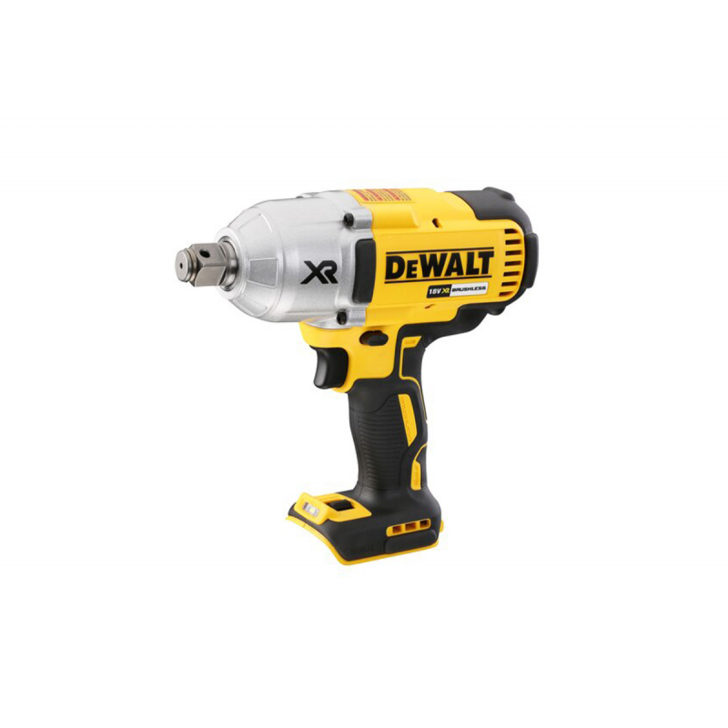 Κρουστικός μπουλονόκλειδος μπαταρίας DeWALT με κινητήρα χωρίς ψήκτρες χωρίς μπαταρία και φορτιστή, 18 V, 812 Nm, τετράγωνο, 1/2