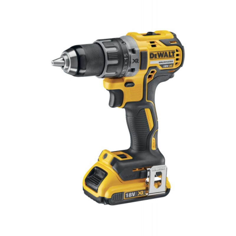 Δραπανοκατσάβιδο μπαταρίας DEWALT DCD791D2, 18V, 2.0Ah, Li-Ion, 70Nm