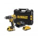 Δραπανοκατσάβιδο μπαταρίας DEWALT DCD791D2, 18V, 2.0Ah, Li-Ion, 70Nm