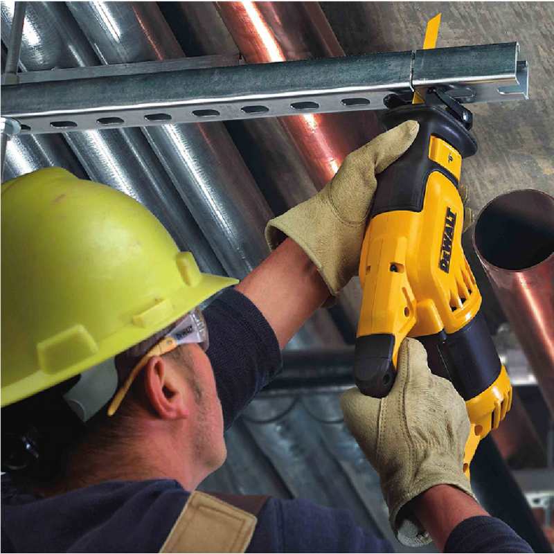 Πριόνι DeWALT ηλεκτρικό σπαθωτό με ομαλή ρύθμιση 1050 W, 0-2800 κινήσεις/λεπτό, 29 χιλ., DWE357K
