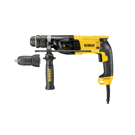 Περιστρεφόμενο σφυρί DeWALT ηλεκτρικό SDS-plus, 800 W, 2.8 J, 0-5540 κρούσεις/λεπτό, D25134K