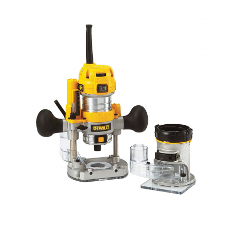 Ηλεκτρική χειροκίνητη φρέζα ρούτερ DeWALT 900 W, 16 000-27 000 στροφές ανά λεπτό, 6-8 mm, D26204K
