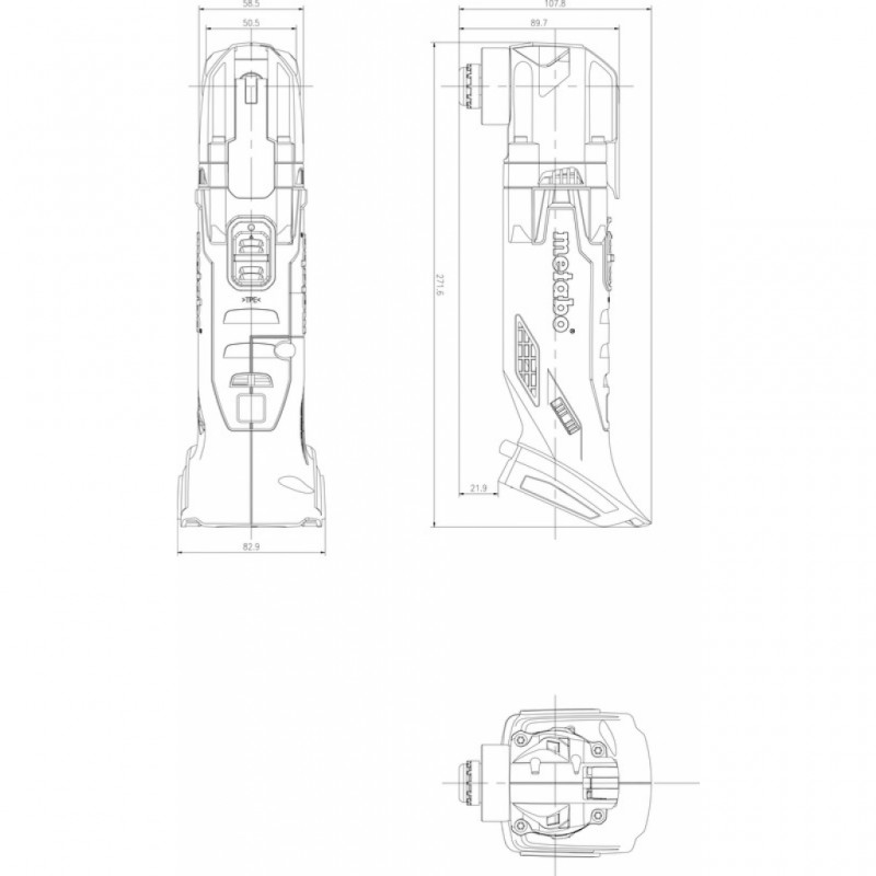 Πολυτριβείο μπαταρίας METABO MT 18 LTX SOLO